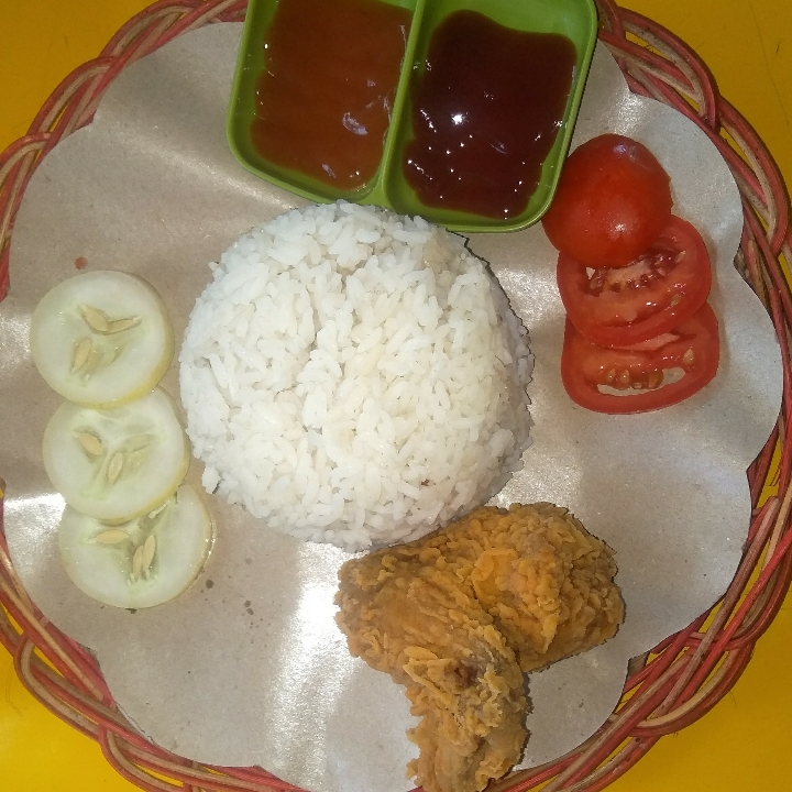 Ayam Crispy Sayap Plus Nasi 