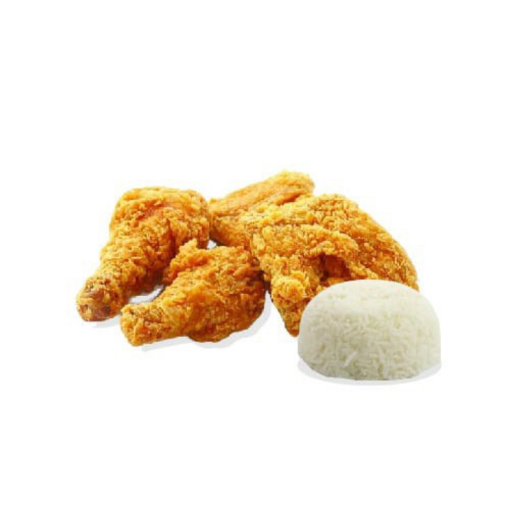 Ayam Fried Chicken dan Nasi