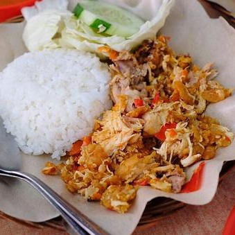 Ayam Geprek Plus Nasi