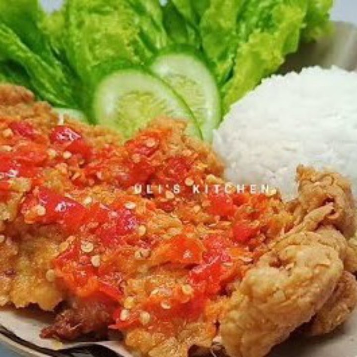 Ayam Geprek Plus Nasi