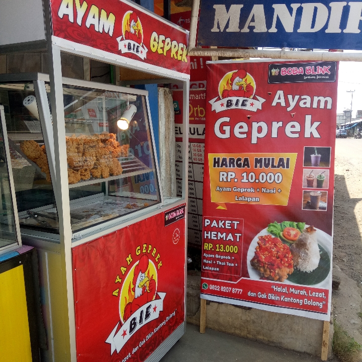 Ayam Geprek Bie - From Boba Blink Indonesia
