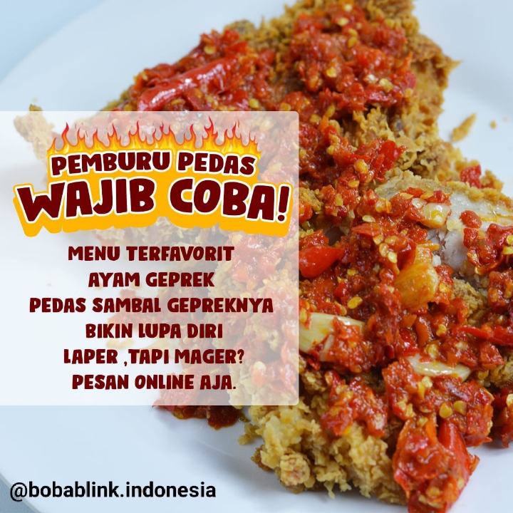 Ayam Geprek Bie - From Boba Blink Indonesia 2