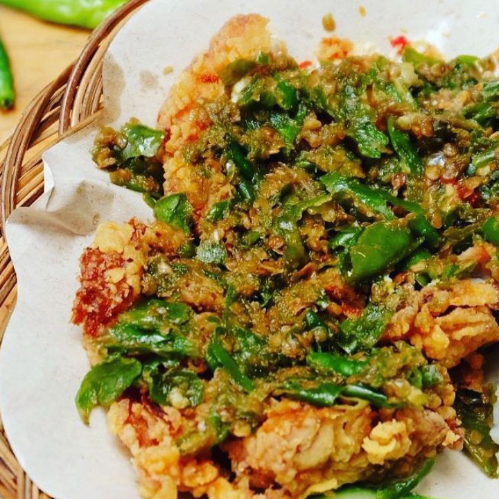 Ayam Geprek Dada Tanpa Nasi