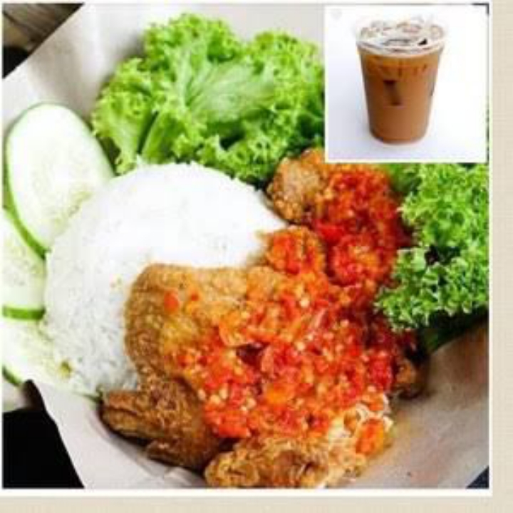 Ayam Geprek Es Cappucino 