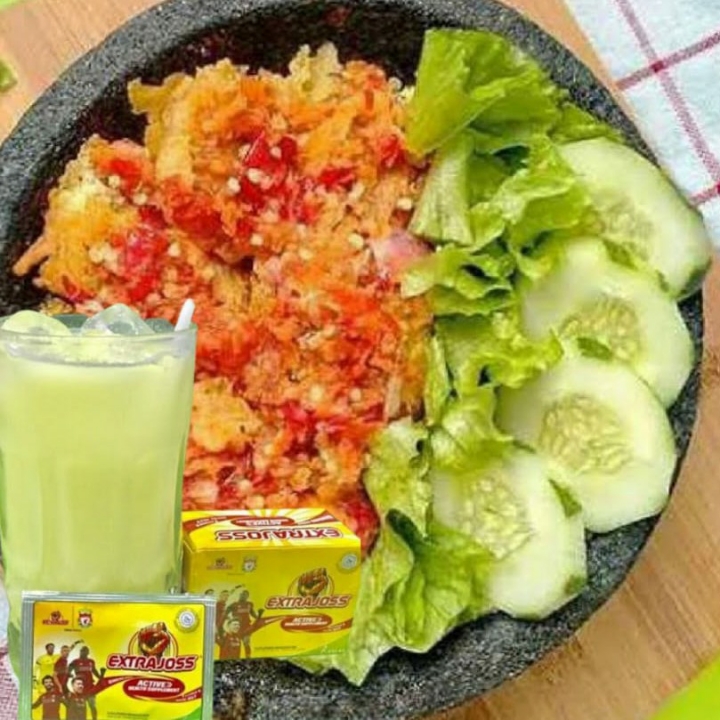Ayam Geprek Extrajos Susu