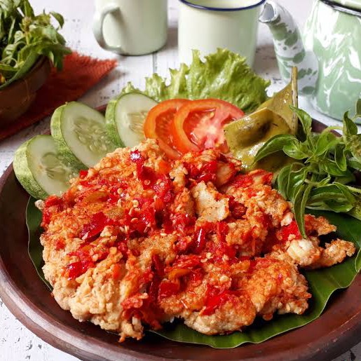 Ayam Geprek Free Nasi