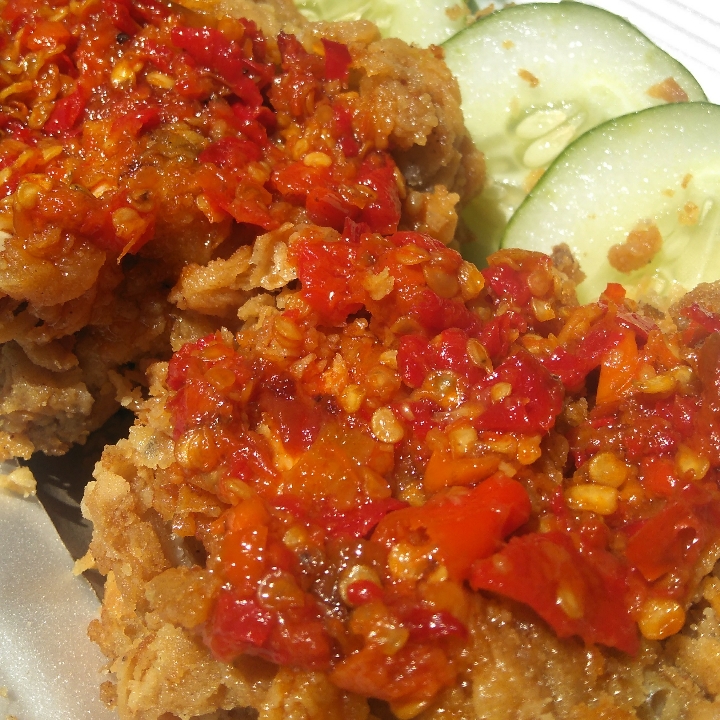 Ayam Geprek Jumbo Tanpa Nasi