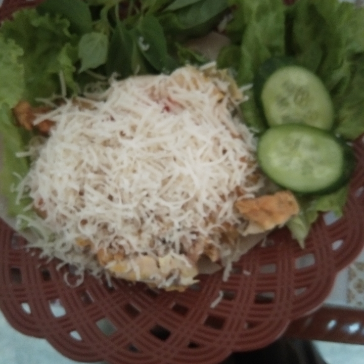 Ayam Geprek Keju Denggan Nasi