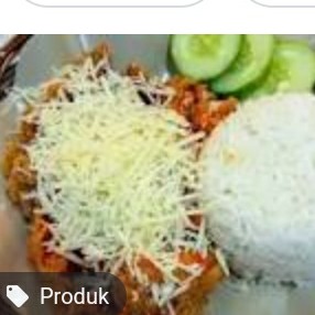 Ayam Geprek Keju Nasi
