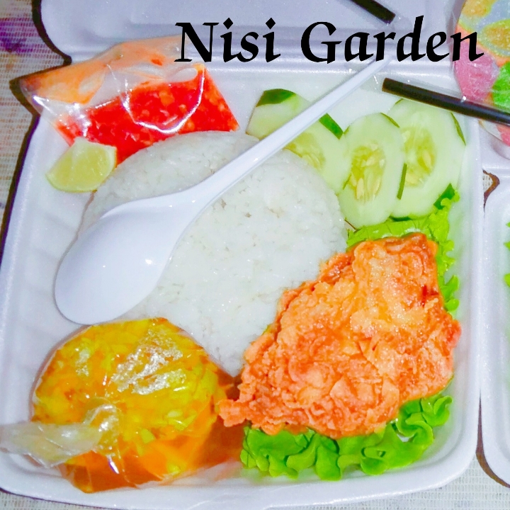 Ayam Geprek Komplit
