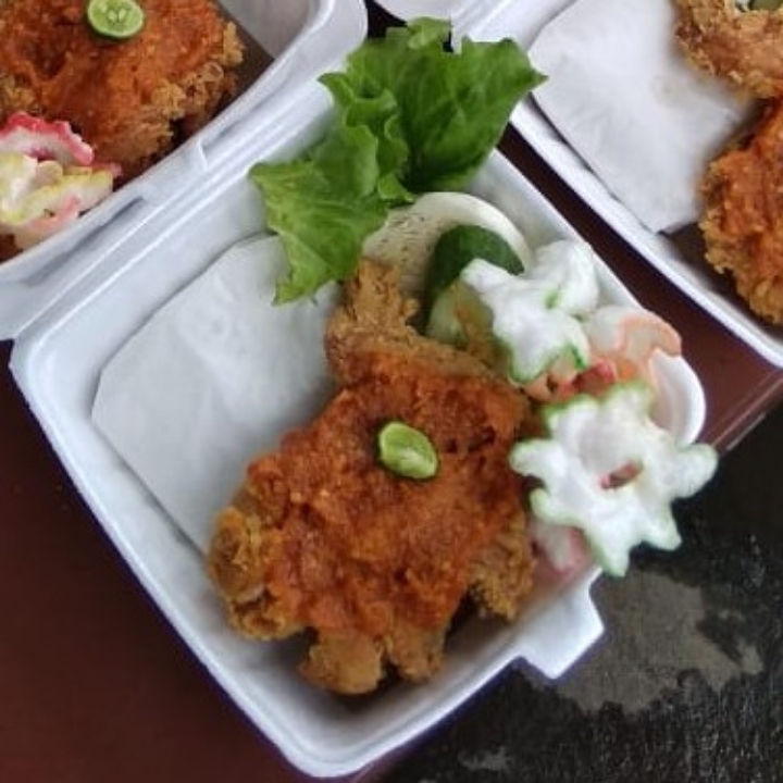 Ayam Geprek Nasi