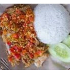 Ayam Geprek Nasi