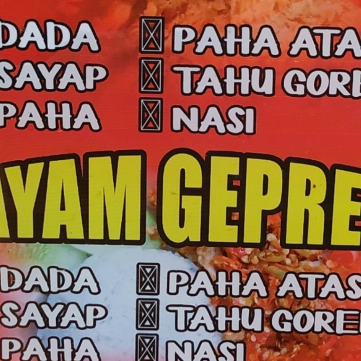 Ayam Geprek Pakai Nasi