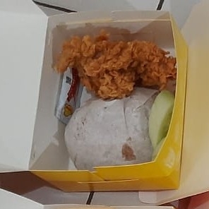 Ayam Geprek Pakai Nasi