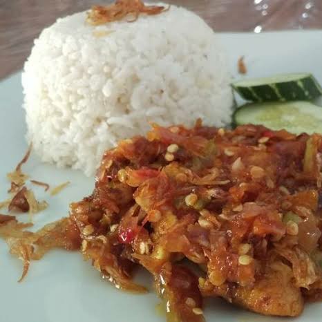 Ayam Geprek Plus Nasi