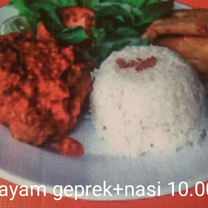 Ayam Geprek Plus Nasi