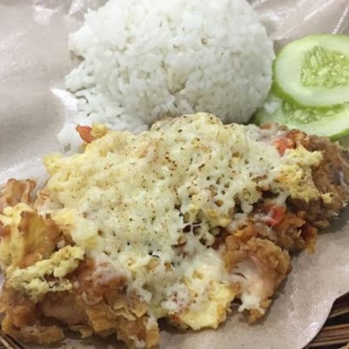 Ayam Geprek Sambal Keju