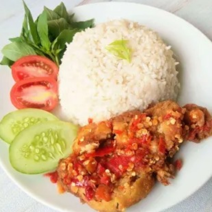 Ayam Geprek Sambal Tomat