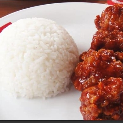 Ayam Geprek Saus Pedas