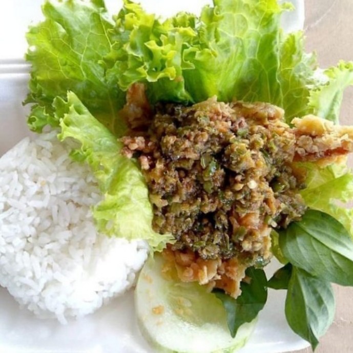 Ayam Geprek Sayap Plus Nasi Free Es Teh