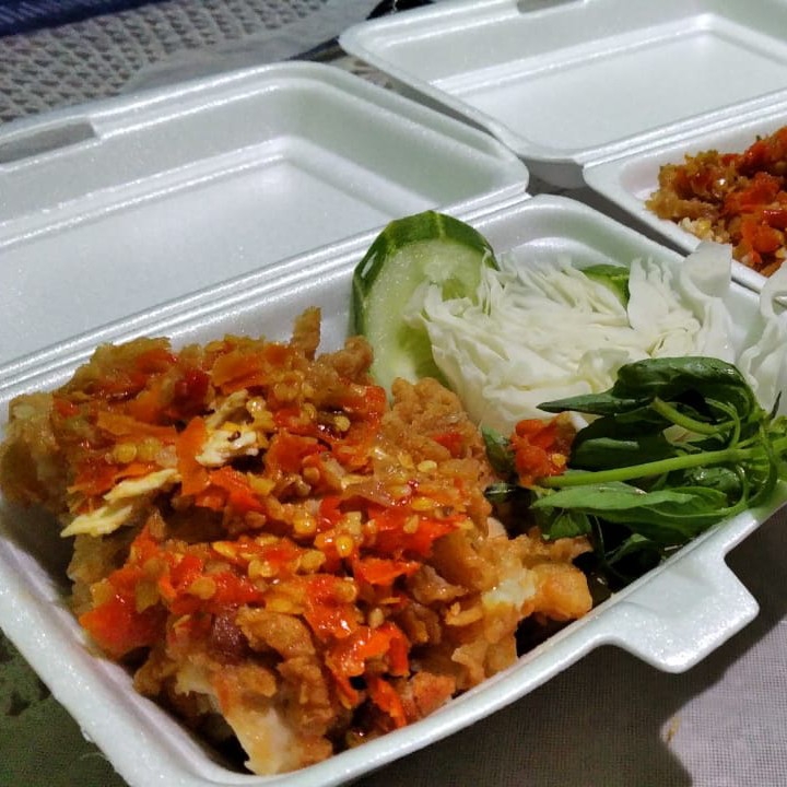 Ayam Geprek Tanpa Nasi  2