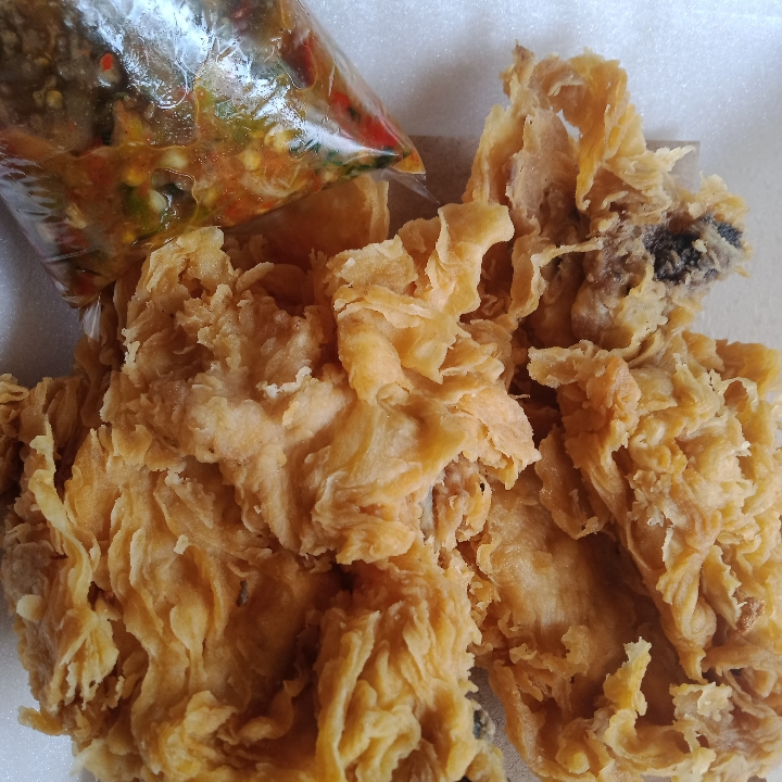 Ayam Geprek Tanpa Nasi