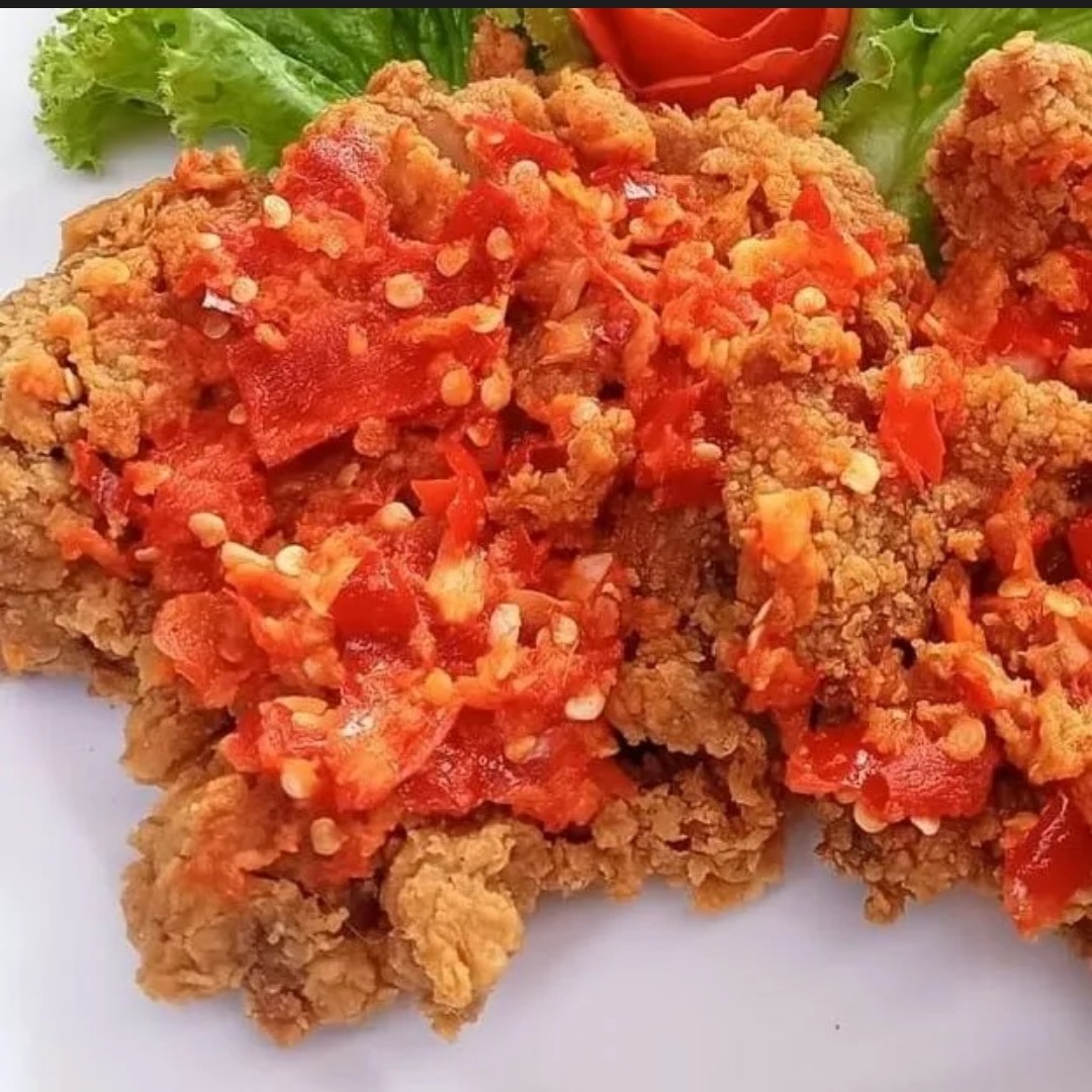 Ayam Geprek Tanpa Nasi