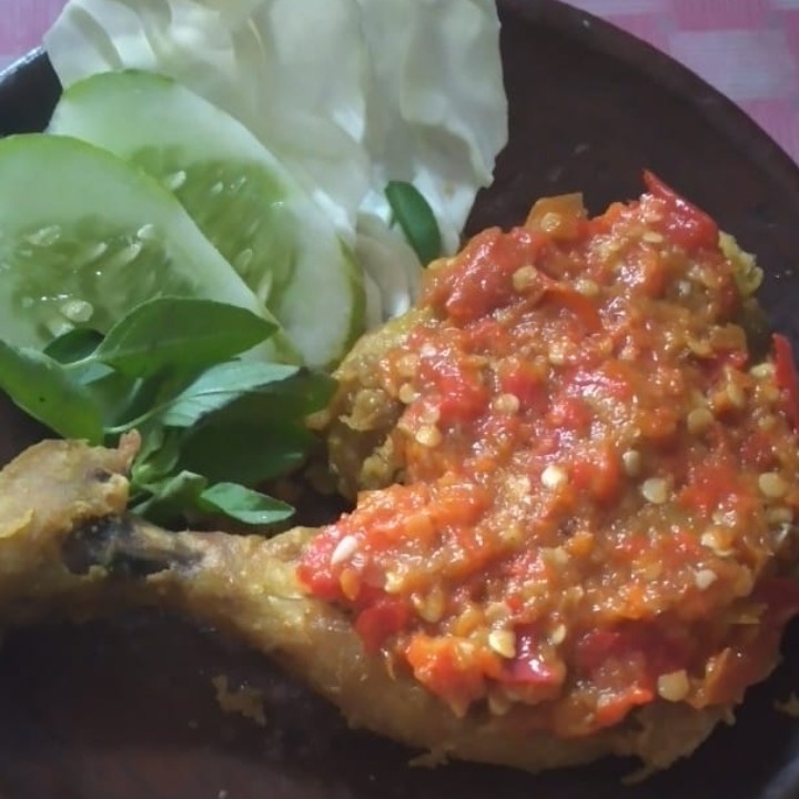 Ayam Geprek Tanpa Nasi