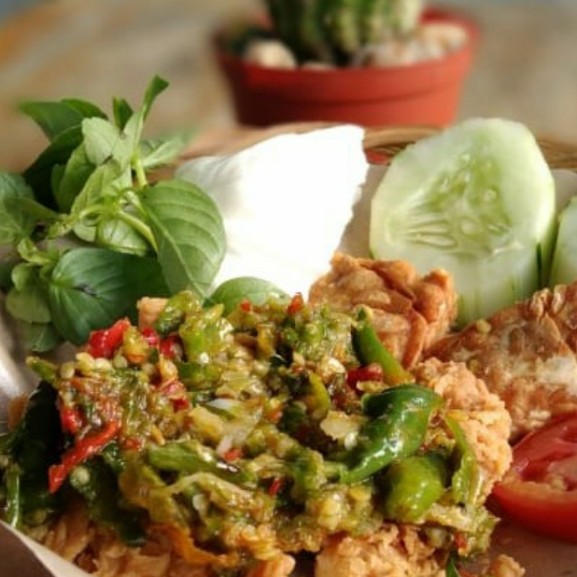 Ayam Geprek Tanpa Nasi