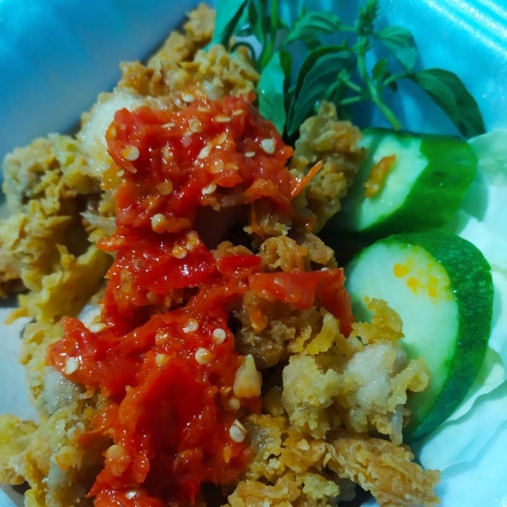 Ayam Geprek Tanpa Nasi