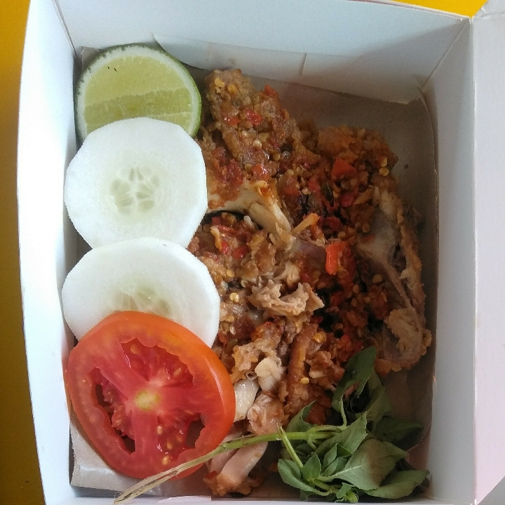 Ayam Geprek Tanpa Nasi