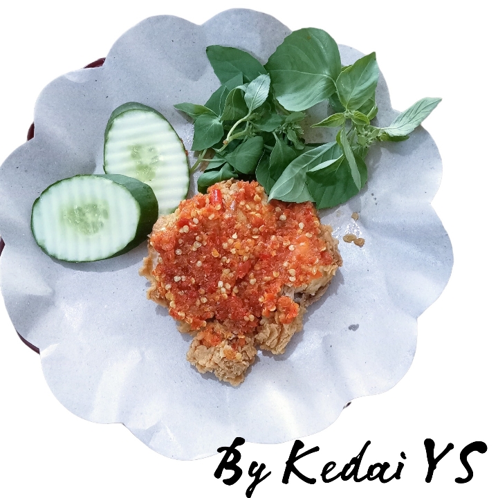 Ayam Geprek Tanpa Nasi