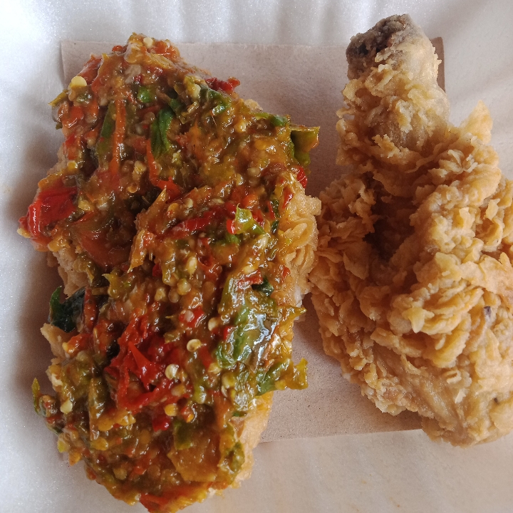 Ayam Geprek Tanpa Nasi