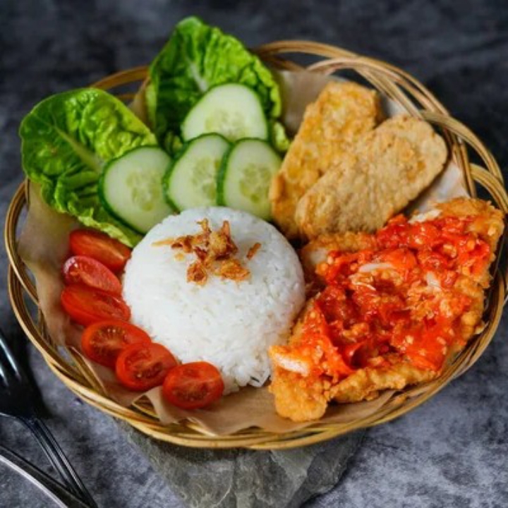 Ayam Geprek Tepung
