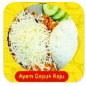 Ayam Gepuk Keju Ambyar