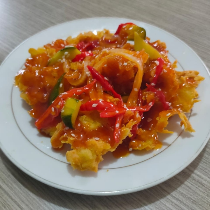 Ayam Gimbal Asam Manis