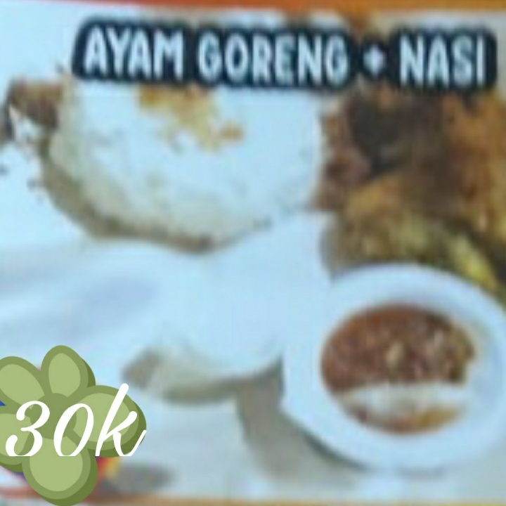 Ayam Goreng  plus Nasi