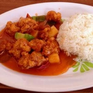 Ayam Goreng Asam Manis Nasi