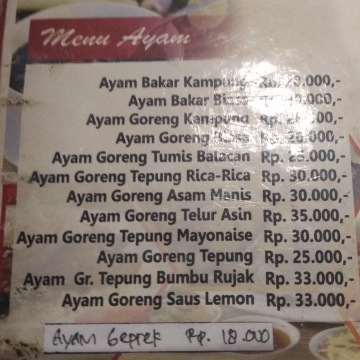 Ayam Goreng Tepung 