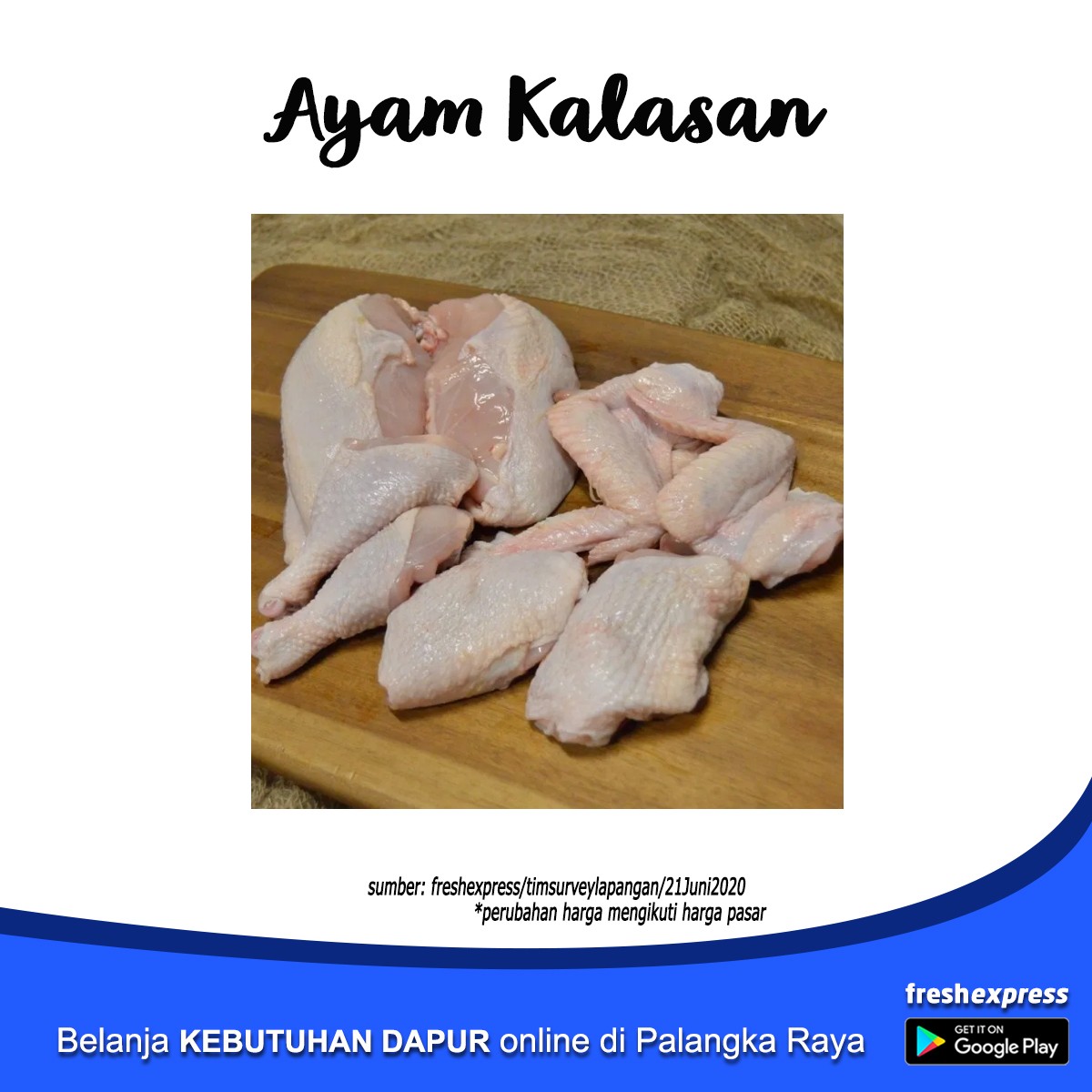 Ayam Kalasan 1 Kg