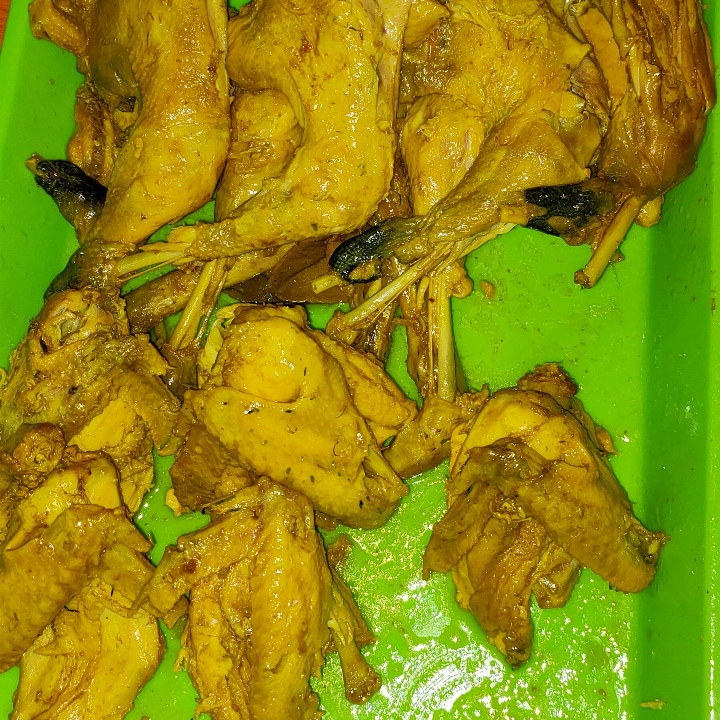 Ayam Kampung Bakar  Kremes Sedang