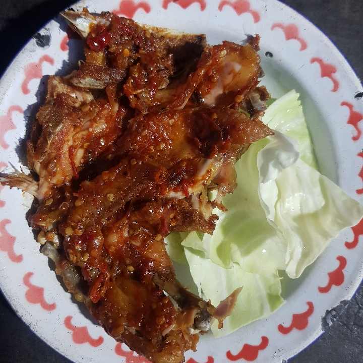 Ayam Kampung Dada Penyet Sambal 