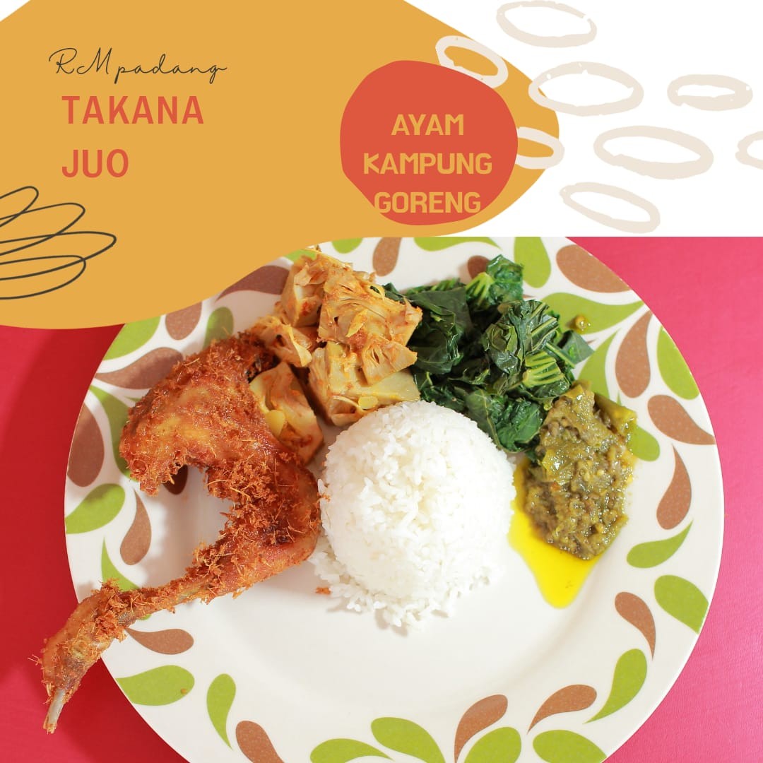 Nasi Plus Ayam Kampung Goreng