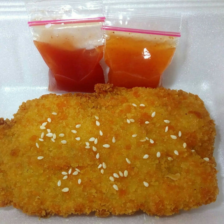 Ayam Katsu Original Saos Cabe Saos Tomat