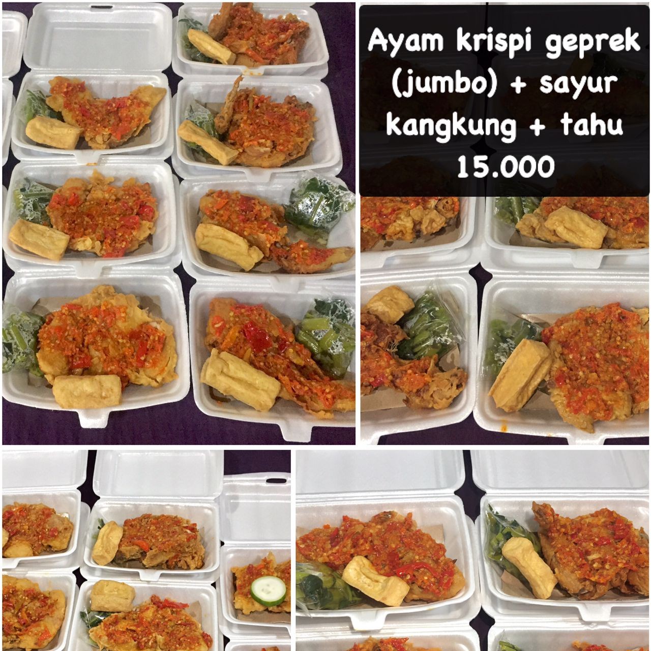 Ayam Krispi Geprek Jumbo