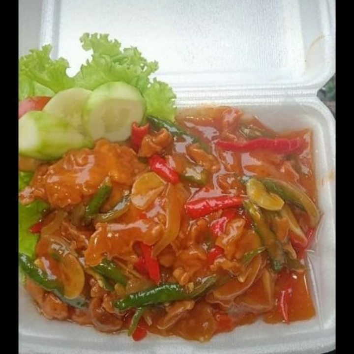 Ayam Krispy Saus Tiram