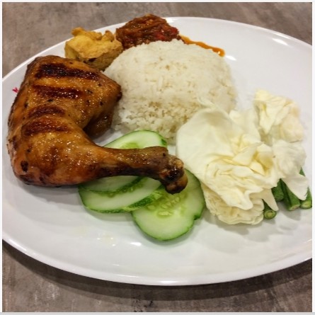 Ayam Panggang Dan Nasi