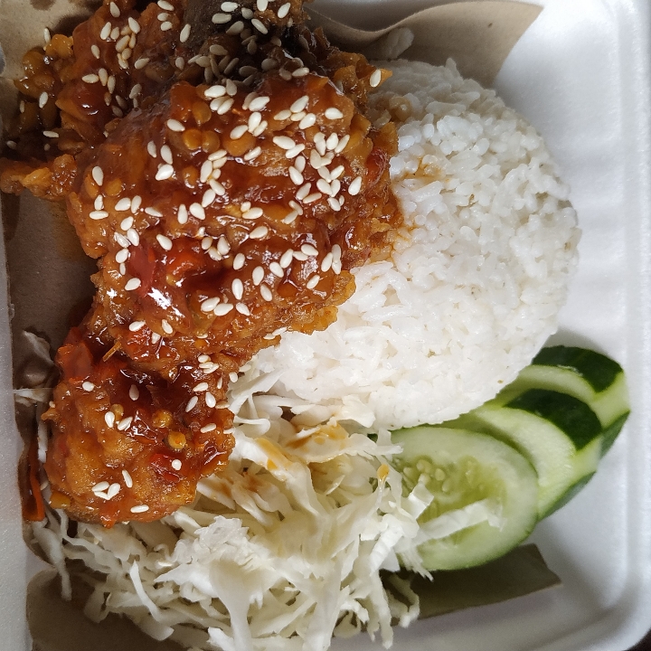 Ayam Pedas Manis Pake Nasi 2