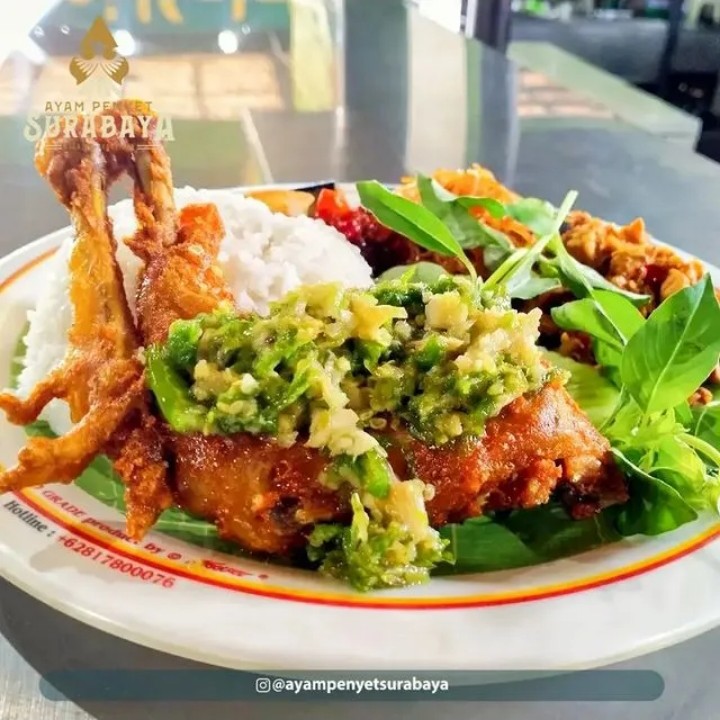 Ayam Penjantan Goreng Lombok Ijo