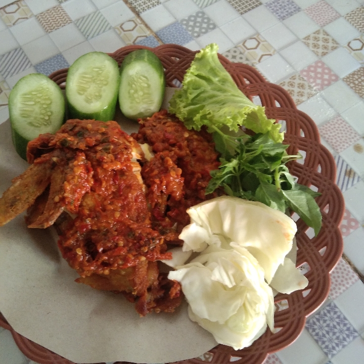 Ayam Penyet Tampa Nasi
